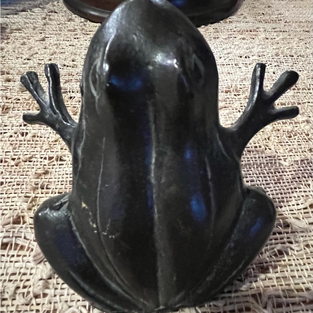 Vintage Bronze Frog Standing 3.5” - Picture 2 of 11